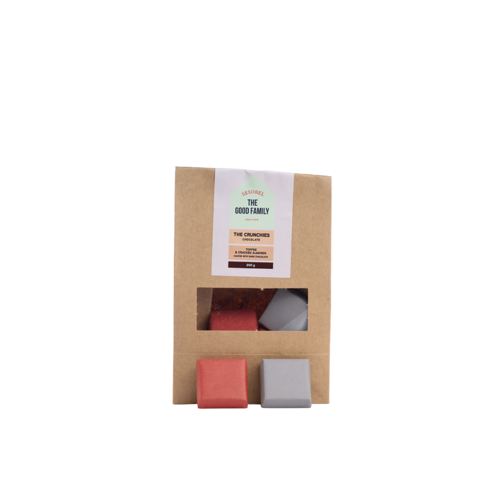 Dark Toffee & Cracked Almonds