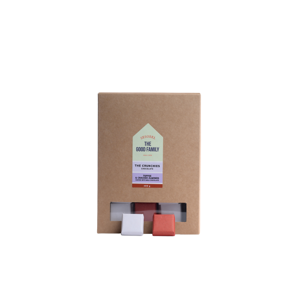 Milk Toffee & Cracked Almonds