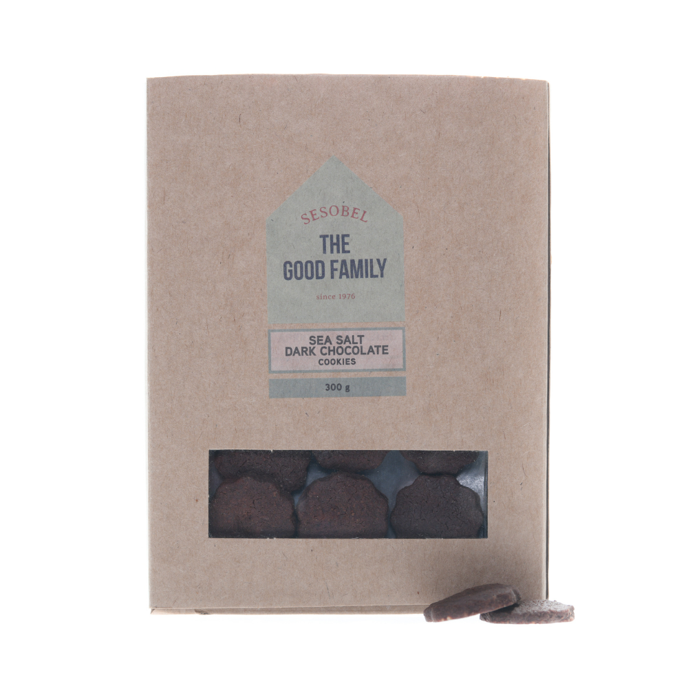 Sea Salt Dark Chocolate Cookies