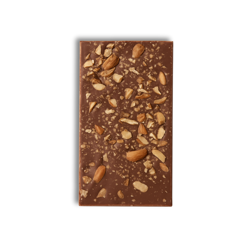 Milk Chocolate With Cracked Almonds