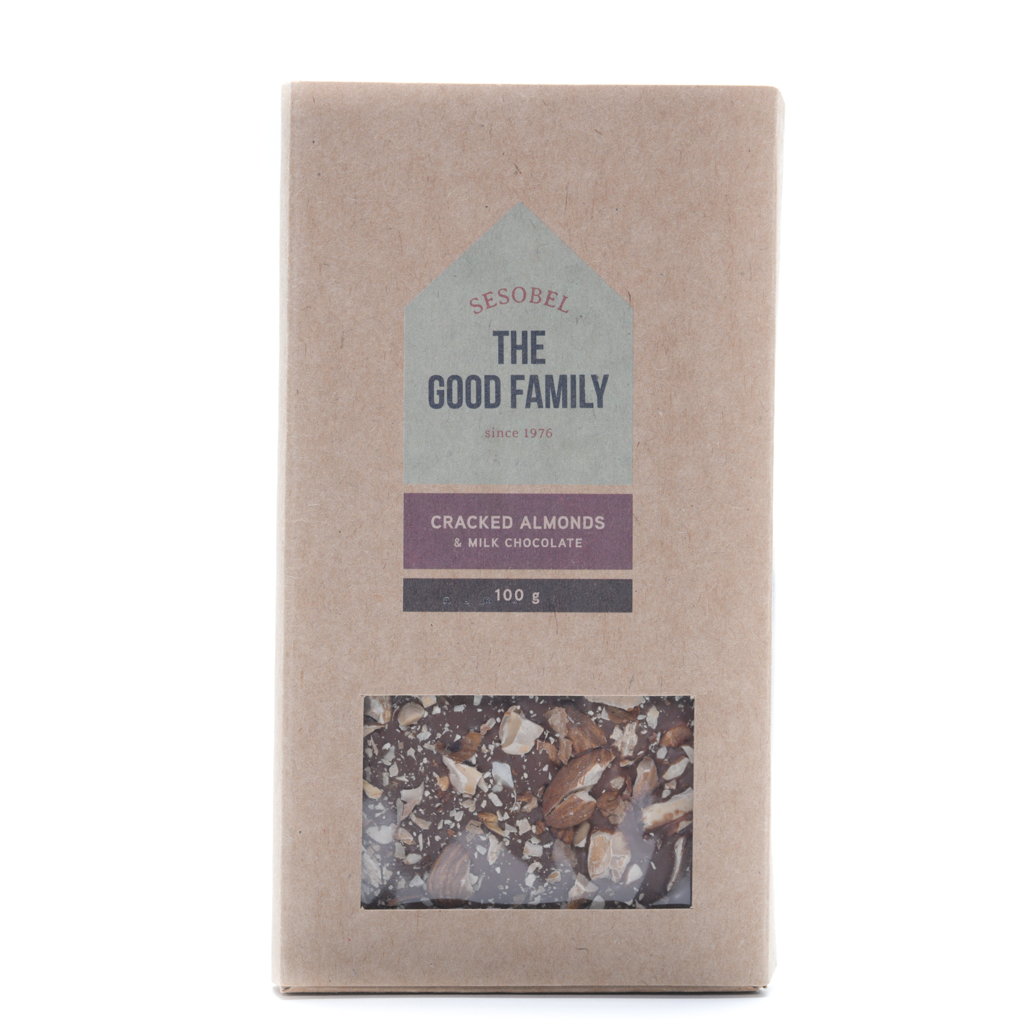 Milk Chocolate With Cracked Almonds