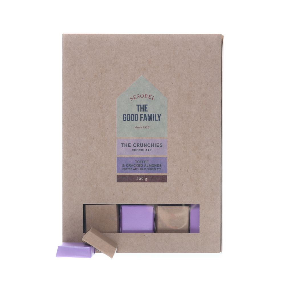 Milk Toffee & Cracked Almonds