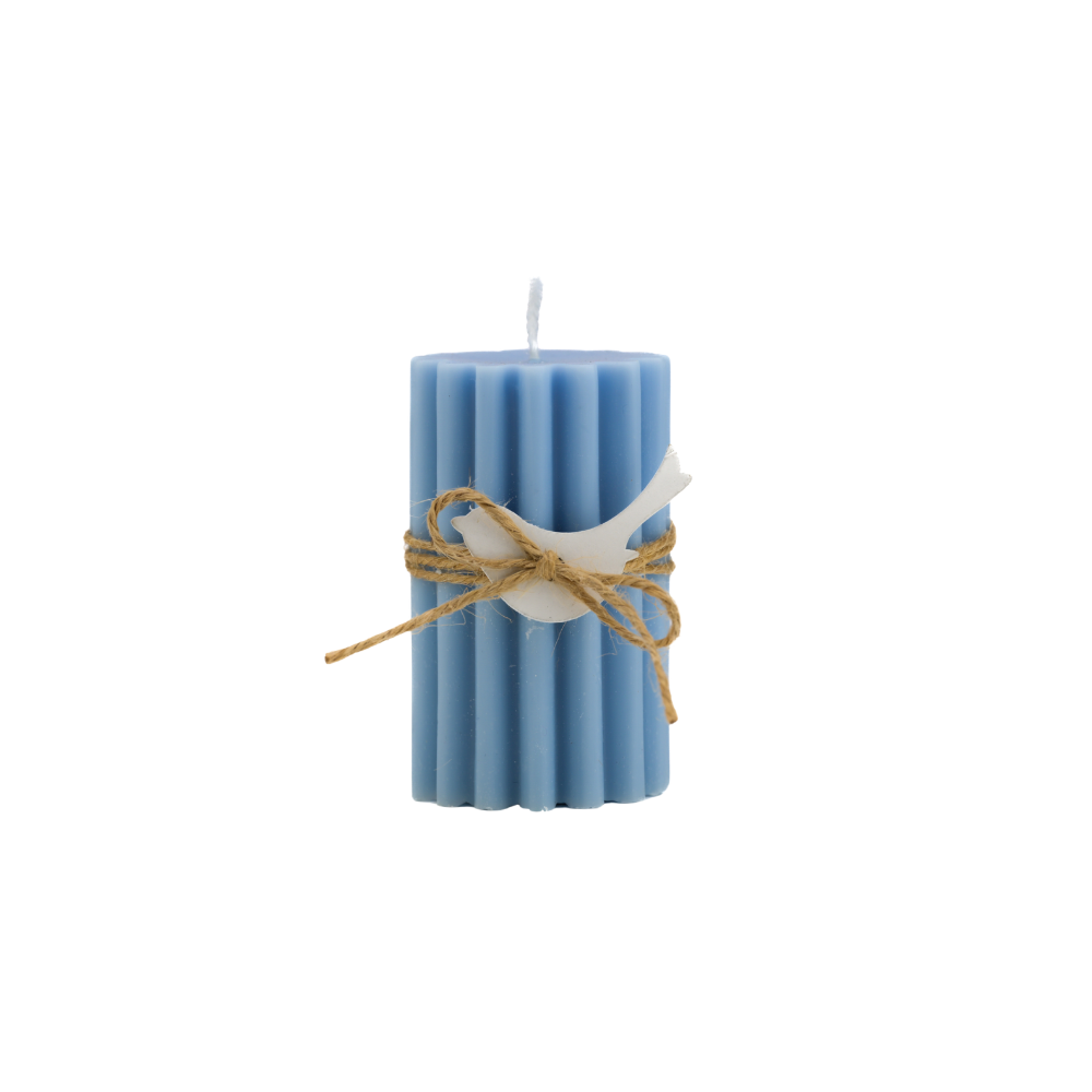 Stripe Cylinder Candle