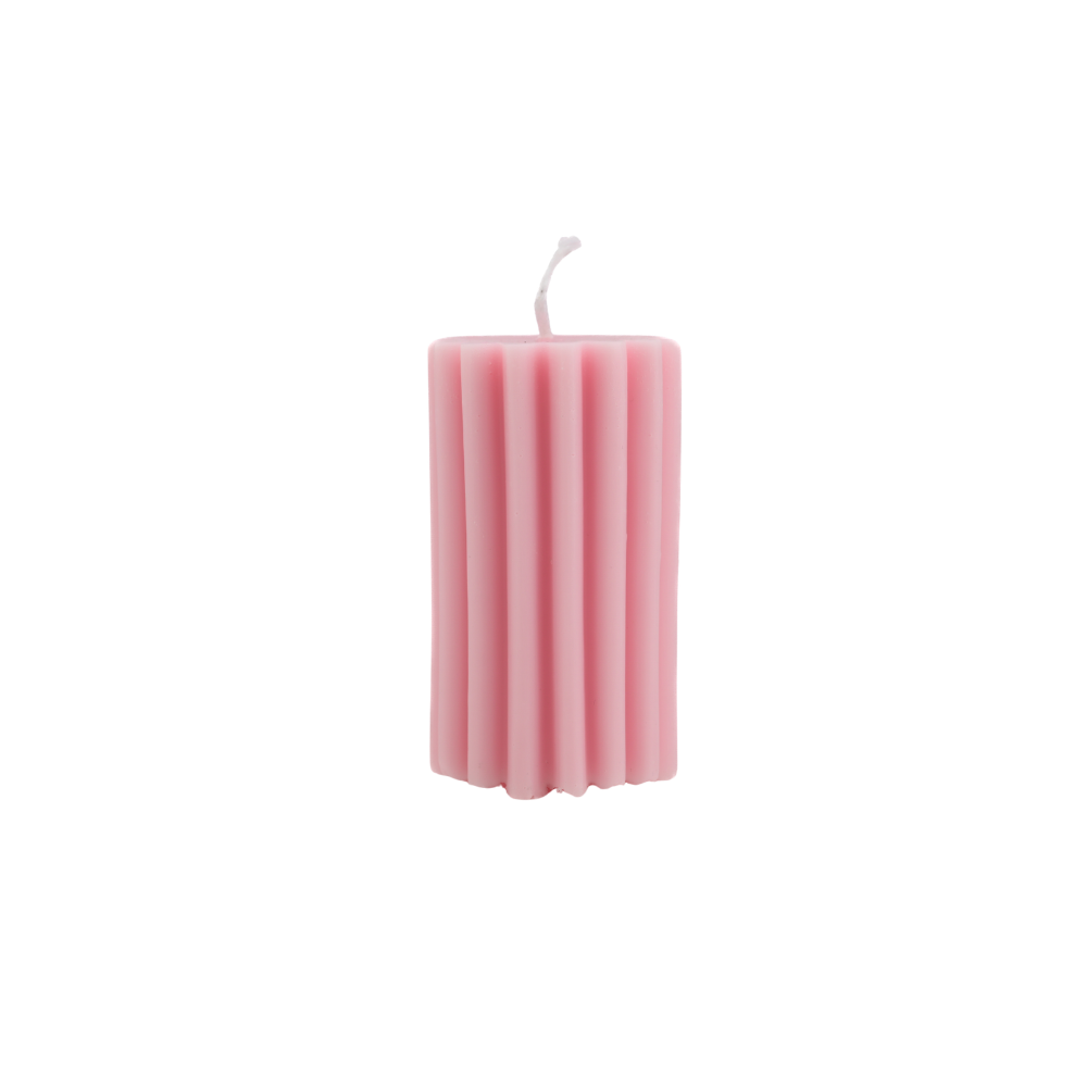 Stripe Cylinder Candle