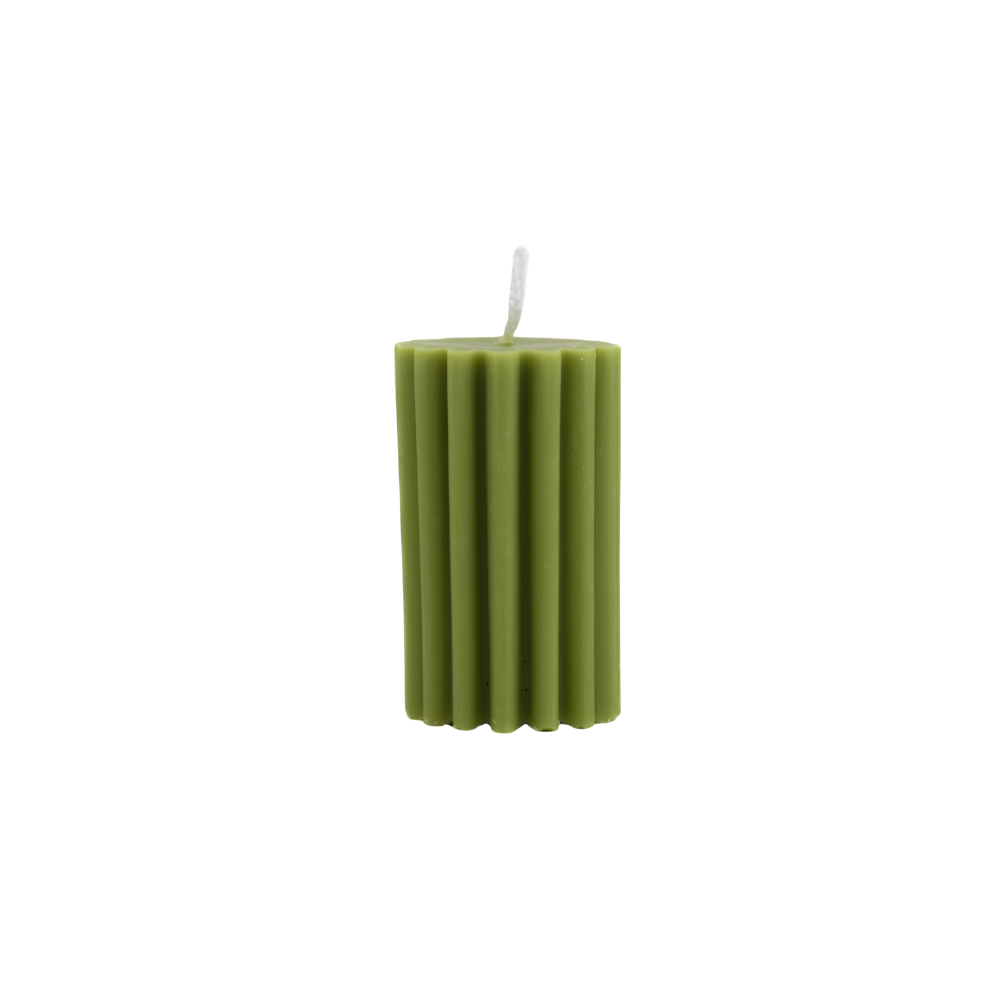 Stripe Cylinder Candle