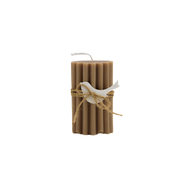 Stripe Cylinder Candle