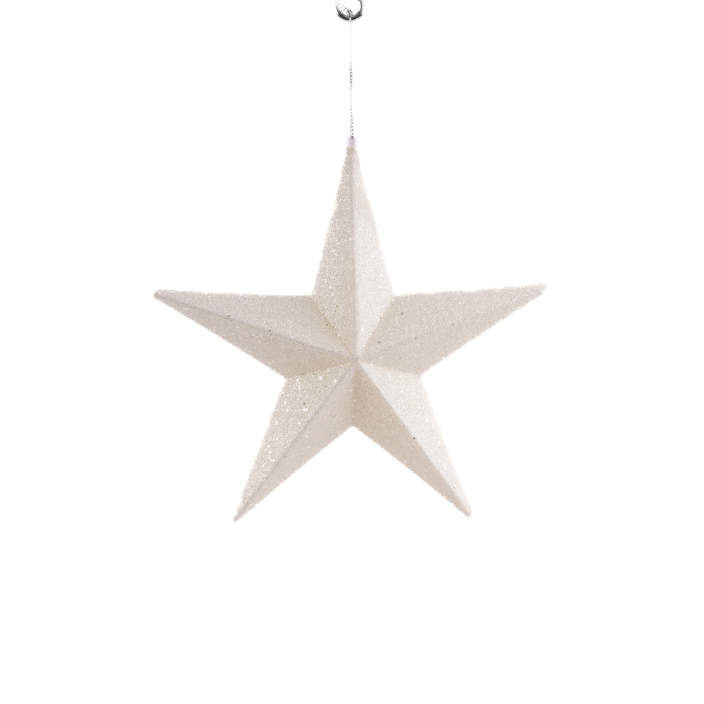 Hanging White Star (Medium)