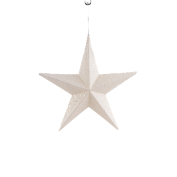 Hanging White Star (Medium)