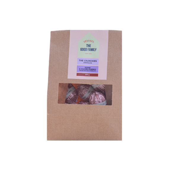 Milk Toffee & Cracked Almonds