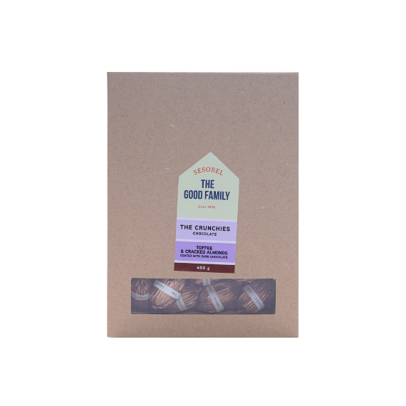 Dark Toffee & Cracked Almonds