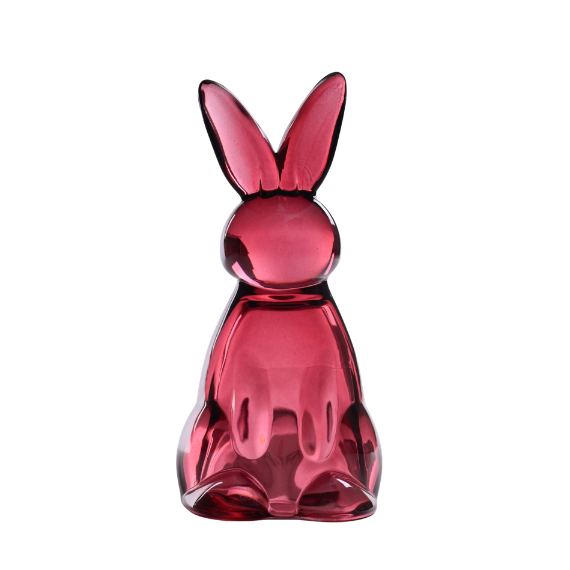 Sitting Glass Bunny