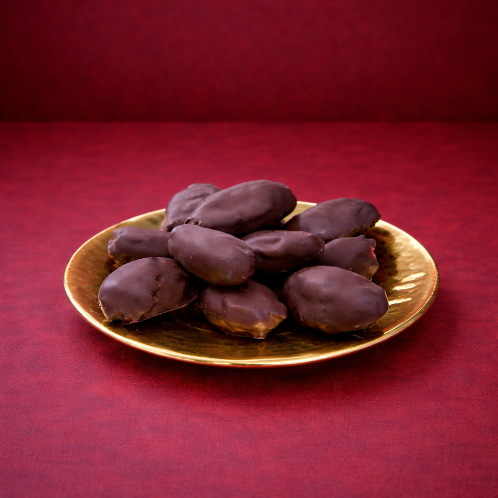 Dates Dipped in Dark Chocolate