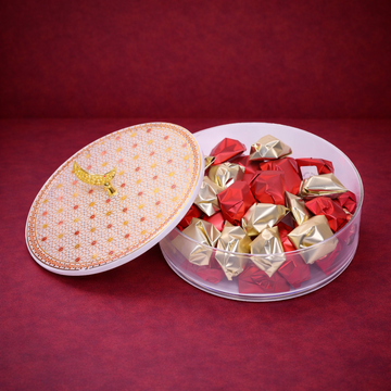 Golden Chocolate Glass Bowl